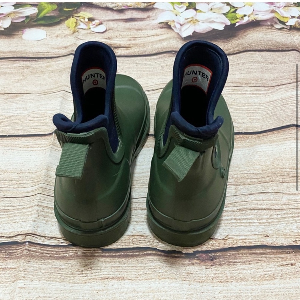 HUNTER Short Rain Duck Boots 7 - Picture 4 of 8